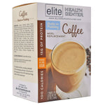 Elite Health Center- Coffee Shake & pudding Mix, Low Carb, Low Sugar, Gluten Free, 15g Protein,  (Pack of 7)